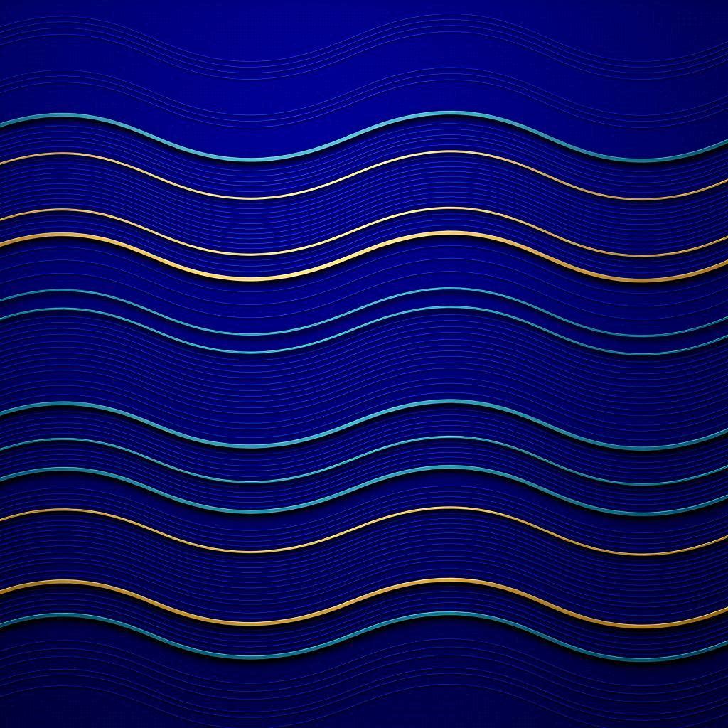 Image radio waves. “Abstract soft concentric signal waves in deep navy blue, teal, and warm gold. Minimalist, high contrast safe, smooth gradients, wide horizontal banner. Clean, modern, accessible design with gentle motion implied.”